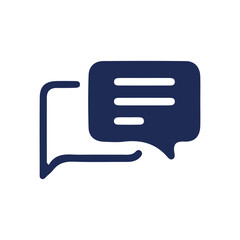 Comment icon vector symbol icon speech bubble icon discussion line icon in trendy flat design.talk message Bubble chat icon. vector illustration eps 10.