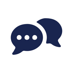 Comment icon vector symbol icon speech bubble icon discussion line icon in trendy flat design.talk message Bubble chat icon. vector illustration eps 10.