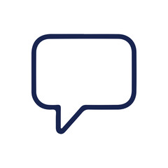 Naklejka premium Comment icon vector symbol icon speech bubble icon discussion line icon in trendy flat design.talk message Bubble chat icon. vector illustration eps 10.