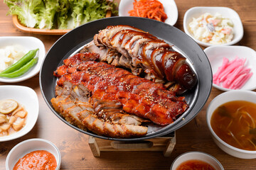 Korean style pork dish

