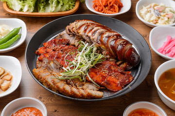 Korean style pork dish
