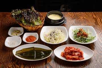 Korean style side dishes