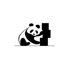Panda logo design.ai