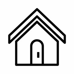 home icon on a white background