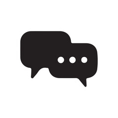 Chat icon vector isolated on background. Trendy message symbol.comment icon speech bubble symbol Chat message icons - talk message Bubble chat icon. vector illustration eps 10.