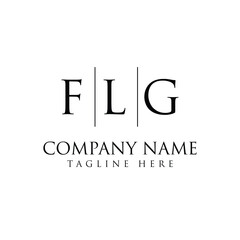 Obraz premium Logo design FLG.ai