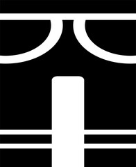 Rounded Filled Pants Icon