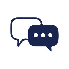 Chat icon vector isolated on background. Trendy message symbol.comment icon speech bubble symbol Chat message icons - talk message Bubble chat icon. vector illustration eps 10.