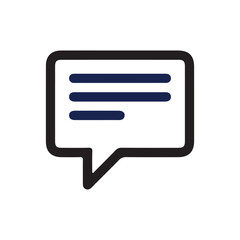 Chat icon vector isolated on background. Trendy message symbol.comment icon speech bubble symbol Chat message icons - talk message Bubble chat icon. vector illustration eps 10.