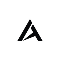Logo design letter A and T.eps