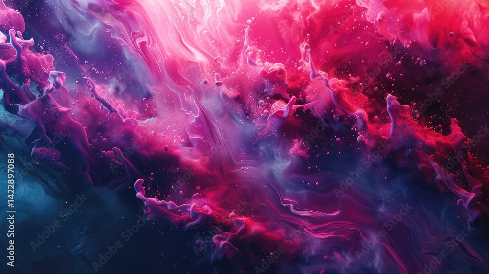 Poster this abstract colorful background features vibrant waves of color, ideal for creative projects. it o