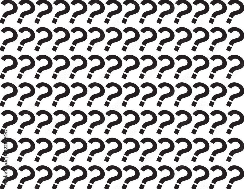 Poster question icon pattern vector design