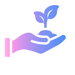hand Gradient icon