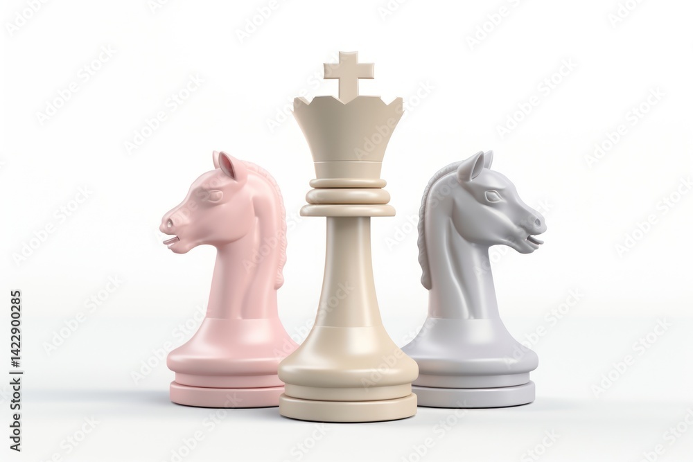 Poster chess game representation intelligence.