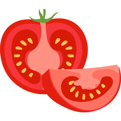 Tomato Slices Illustration