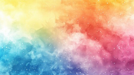 Abstract Watercolor Galaxy Background