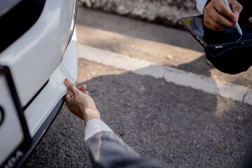 Call your car insurance company to take care of this.