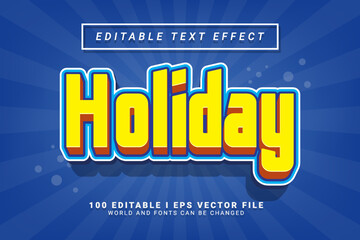 Holiday Editable Text Effect