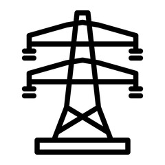tower Line Icon