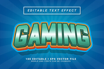 Gaming Editable Text Effect