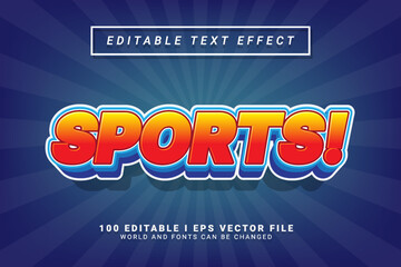 Sports Editable Text Effect