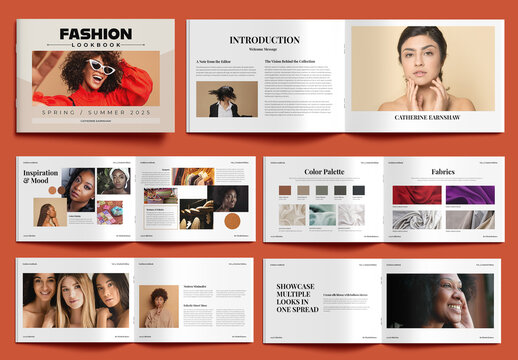 Fashion Lookbook Layout for Brands