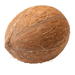 Coconut isolated on transparent background