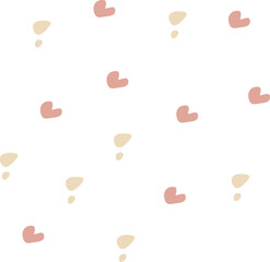 Cute Abstract Boho Dots Element