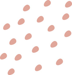 Cute Abstract Boho Dots Element