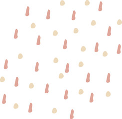 Cute Abstract Boho Dots Element