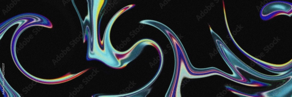 Poster liquify abstract texture with smooth flowing lines and vivid gradient colors. modern dynamic backgro