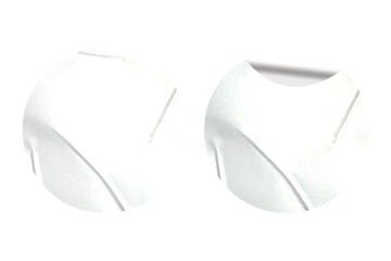 High-Res Blank Sticker Mock up for Designers