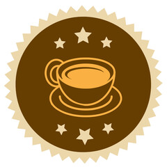 Cafe and drink themed logo icons 