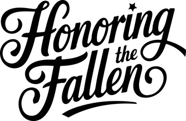 Obraz premium Honoring The Fallen Heroes Memorial