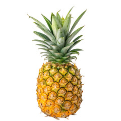 Fototapeta premium Pineapple fruit isolated on transparent background