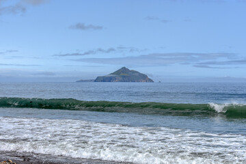 Anacapa Island from Smuggler's Cove, Channel Islands National Park, California