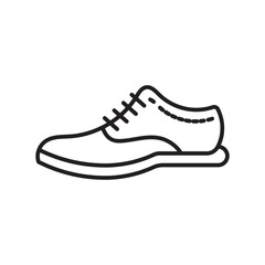 shoe logo icon illustration flat