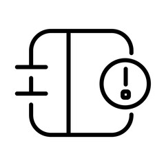 cyber down vector icon