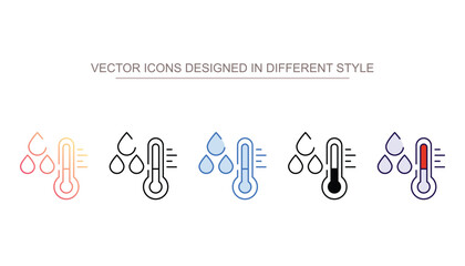 Condesation icon design with white background stock illustration