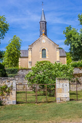 Naklejka premium Église d’Apremont-sur-Allier, France 