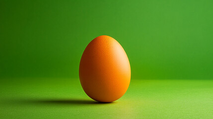 easter egg on green background