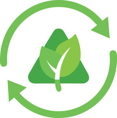 green recycle symbol