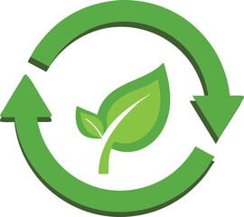 green recycle symbol