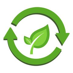 green recycle symbol