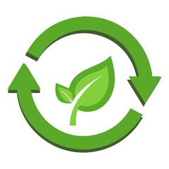 green recycle symbol