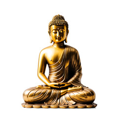 buddha statute on a transparent or white background.