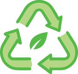 green recycle symbol