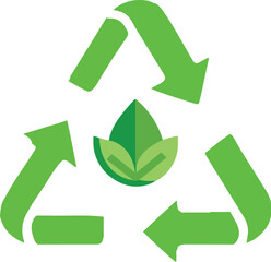 green recycle symbol