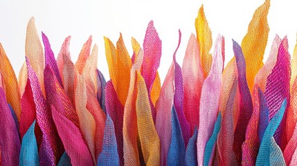 Vibrant Corn-Themed Artwork on White Background