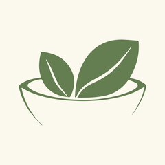 A minimalistic logo design for a healthy meal delivery